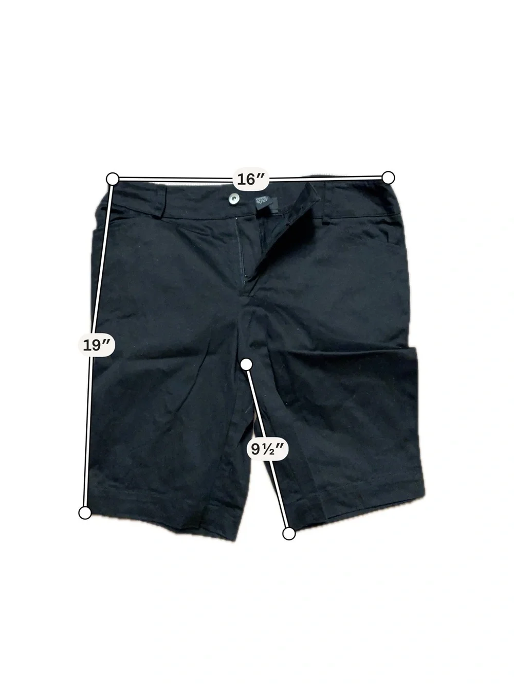 Classic Black Bermuda Shorts - Women - Picture 5 of 5